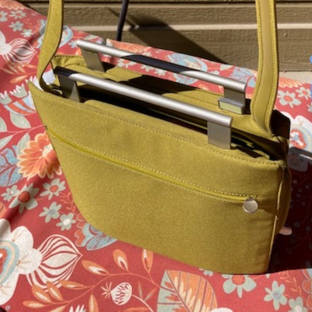 Philippe Starck Samsonite Handbag Moss Green